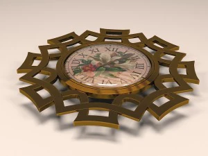 rel&oacute;gio de parede Modelo 3D