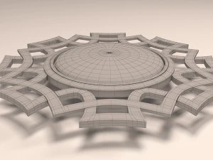 rel&oacute;gio de parede Modelo 3D