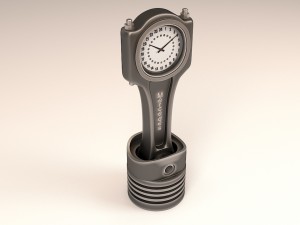 watch from the car of the piston 3D Модель