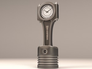 watch from the car of the piston Modelo 3D