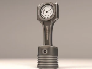 assista do carro do pist&atilde;o Modelo 3D