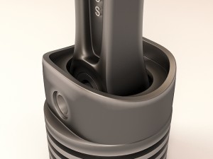 watch from the car of the piston Modelo 3D
