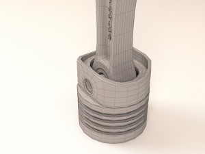 watch from the car of the piston Modelo 3D