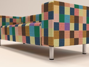 sofa klippan 3Dモデル