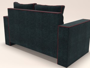 sofa kardiff red line Model 3D