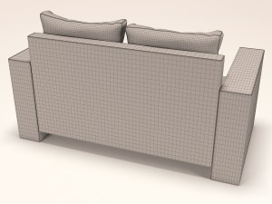 sofa kardiff red line Model 3D