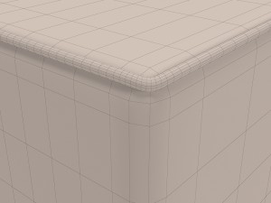 sofa kardiff red line Model 3D