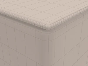sofa kardiff red line 3D Model
