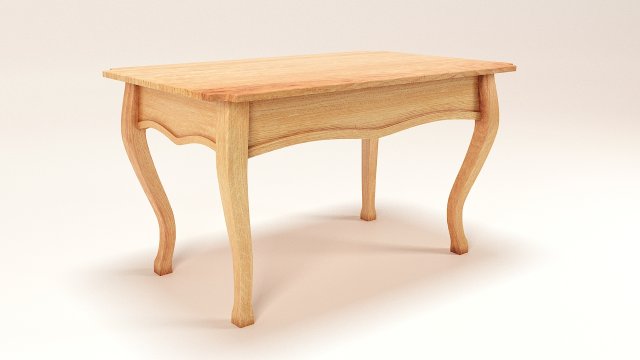 table from oak Modelo 3D .c4d .max .obj .3ds .fbx .stl .blend 