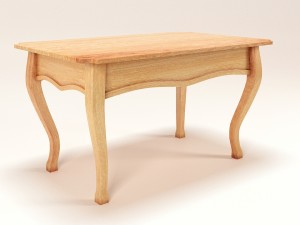 table from oak 3D Модель