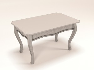 table from oak Modelo 3D