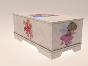 old toy box 3D Модель