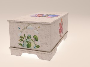 old toy box 3D Модель