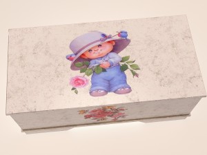 old toy box 3D Модель