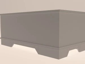 old toy box 3D Model