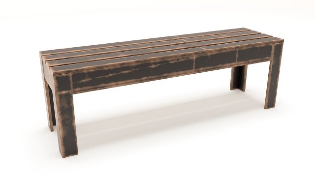 falster-bench Modèle 3D .c4d .max .obj .3ds .fbx .stl .blend 