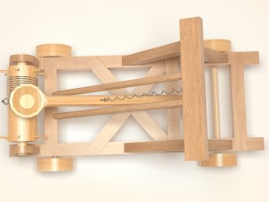 catapult wooden toy for kids Modèle 3D