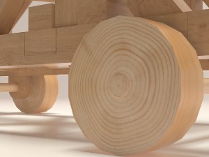 catapult wooden toy for kids Modèle 3D