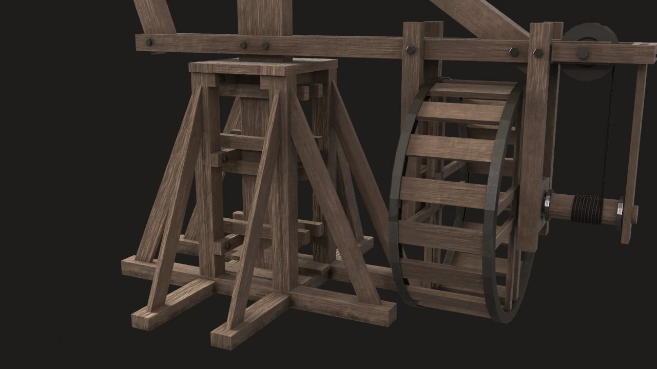 oldcrane 3D Model .c4d .max .obj .3ds .fbx .stl .blend 