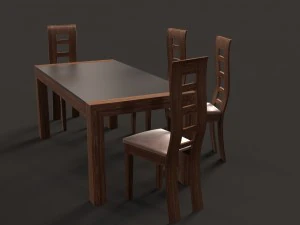 nowoczesny stołowy Model 3D