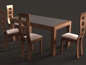 nowoczesny stołowy Model 3D