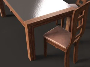 nowoczesny stołowy Model 3D