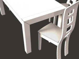 nowoczesny stołowy Model 3D