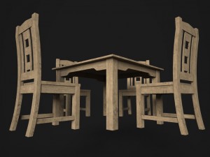 tablechairstreet 3D Model