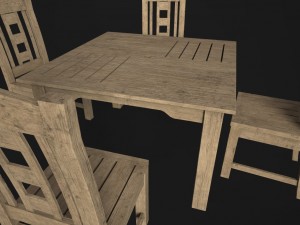 tablechairstreet 3D Model