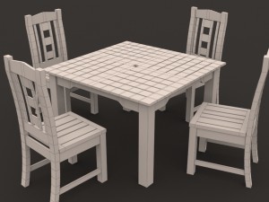 tablechairstreet 3D Model