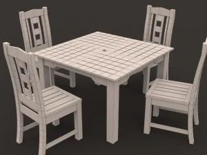 tablechairstreet 3D Model