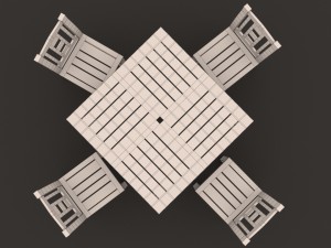tablechairstreet 3D Model
