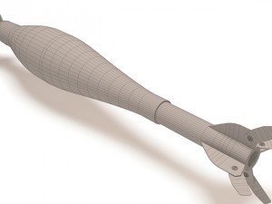 mortar shell with gps Modelo 3D