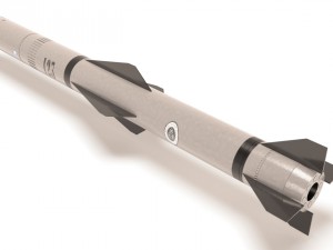 air-to-air missile-cuda 3D Model