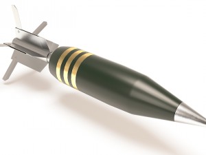 120mm tank shell Model 3D