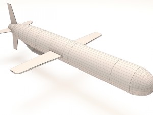 missle tomahawk 3D 模型