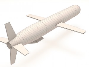 missle tomahawk 3D 模型