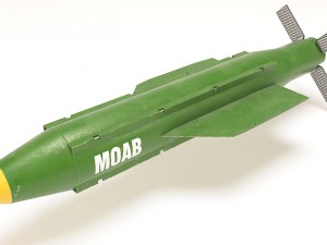 gbu-43-moab 3D Модель