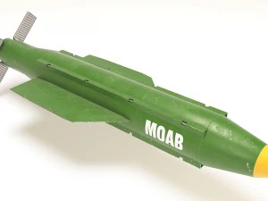 gbu-43-moab Modelo 3D