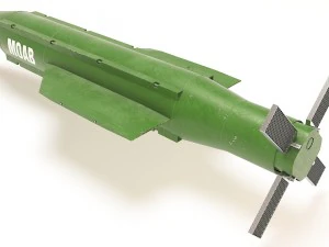 gbu-43-moab Modelo 3D