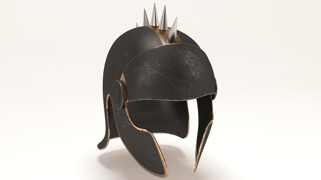 roman helmet Model 3D .c4d .max .obj .3ds .fbx .stl .blend 
