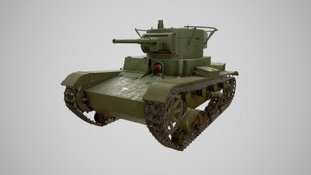 t-26 3D 모델 .c4d .max .obj .3ds .fbx .stl .blend 