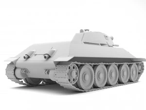 a-34 m1940 3D Model