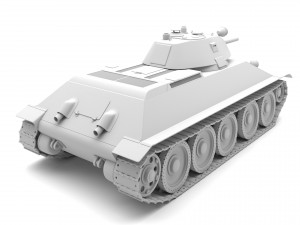 a-34 m1940 Modelo 3D