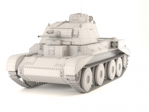 a13 mk i cruiser mk iii 3D Model