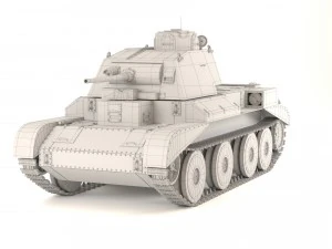 a13 mk i cruiser mk iii 3D Model