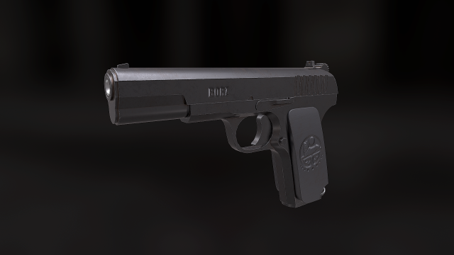 tt-33 3D 모델 .c4d .max .obj .3ds .fbx .stl .blend 