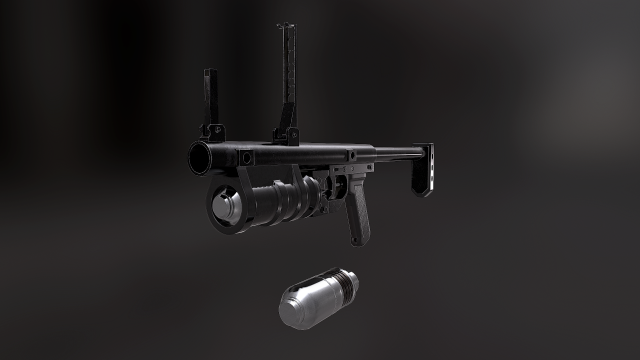 rgm-40 3D Модель .c4d .max .obj .3ds .fbx .stl .blend 