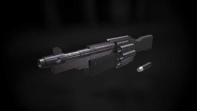 shotof the imperial guard 3D Model .c4d .max .obj .3ds .fbx .stl .blend 