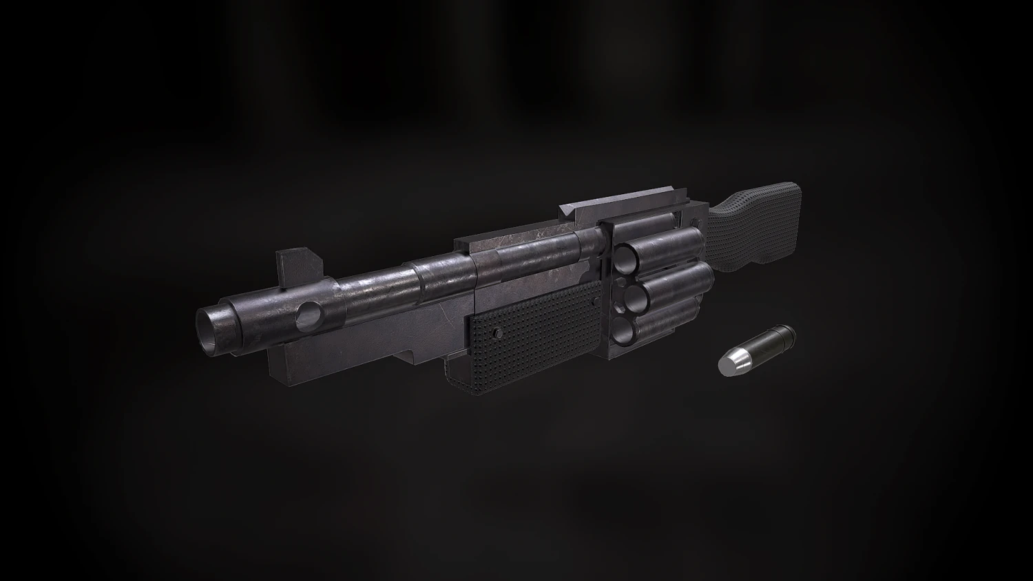 shotof the imperial guard 3D Model .c4d .max .obj .3ds .fbx .stl .blend